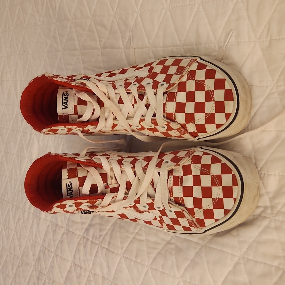 Vans high top shoes